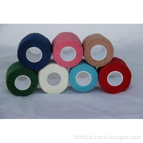 2 Inch Colored Cohesive Cotton Elastic Bandage For Healthca